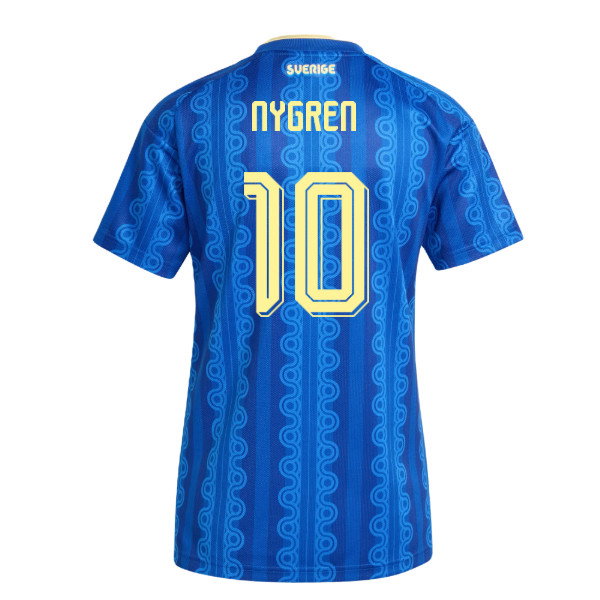 2026-2027 Sweden Away Shirt (Womens) (Nygren 10)-SoccerKits Hub | Buy Soccer Jerseys Online